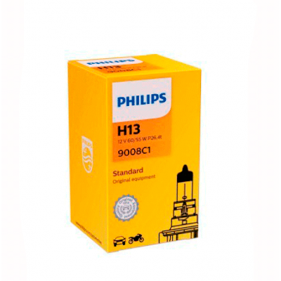 Галогеновая лампа Philips H13 Vision +30%